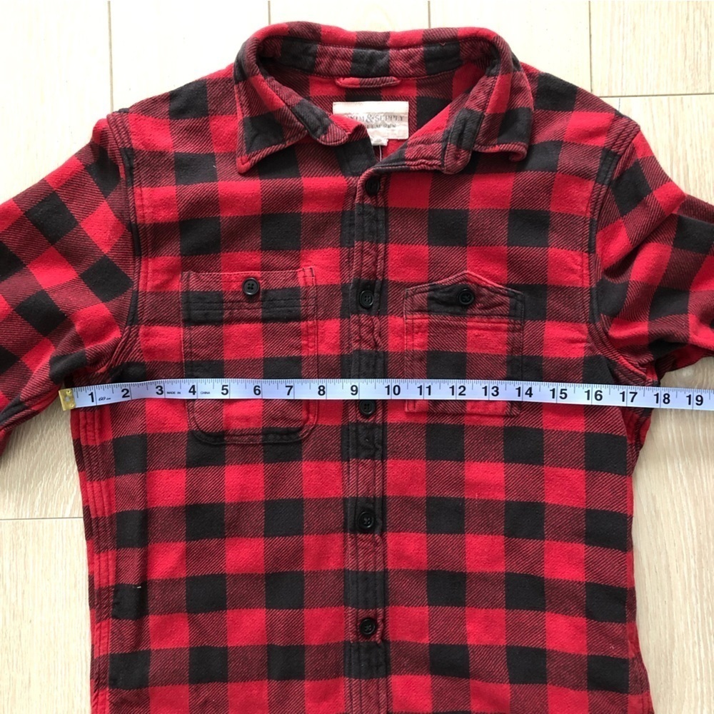Ralph Lauren Denim & Supply Buffalo Check Flannel Shirt - Picture 2 of 10